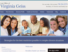 Tablet Screenshot of geisslaw.com
